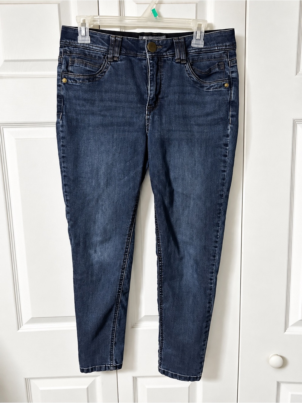 Democracy Dark Blue Cropped Slim Jeans
